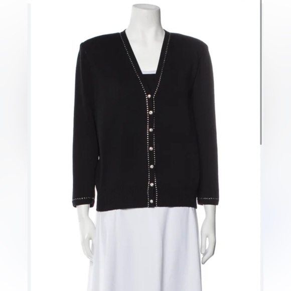 vintage St. John evening knitted cardigan